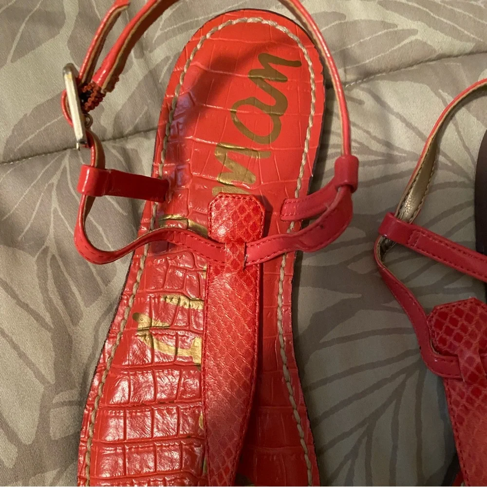 Sam Edelman Gigi orange Sandals - Picture 5 of 8